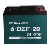 Acumulator VRLA Chilwee GEL 12V 20Ah, 6-DZF-20, 6-DZM-20 pentru vehicule electrice
